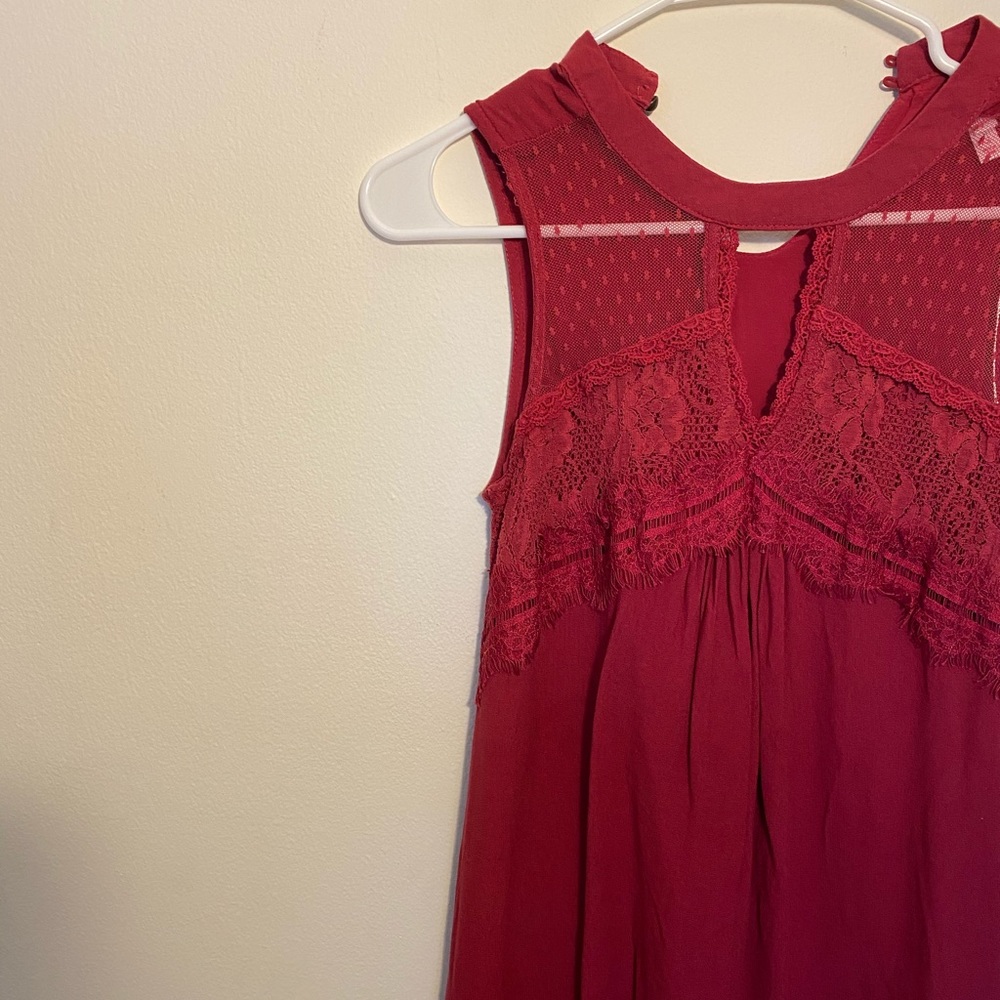 Cherry Red Spring/Summer Dress